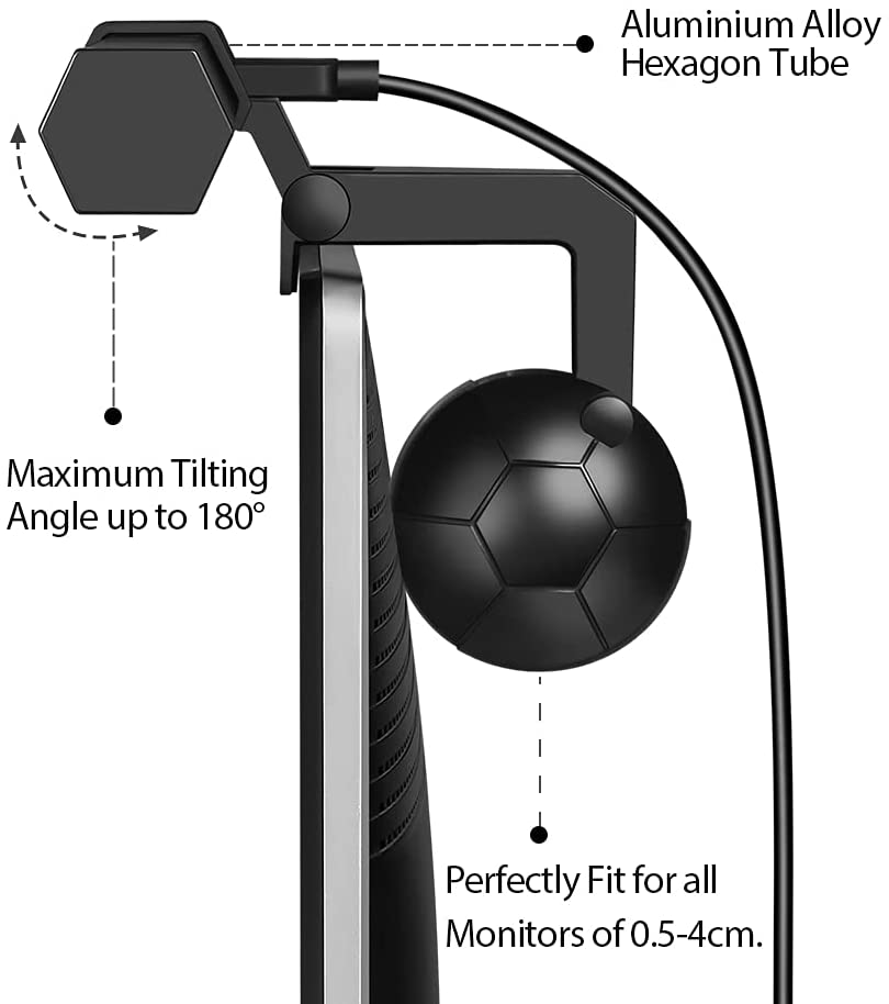 Computer Monitor Light Bar, 3 Color Modes, USB Powered, No Screen Glare, Adjustable Brightness Desktop Lamp.